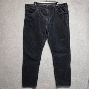 34 Heritage Pants 40x30 Gray Corduroy Charisma Comfort Rise Classic Casual